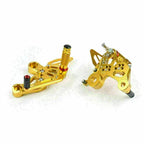 Adjustable Rearsets Foot Pegs Rear Set for Yamaha MT-09 FZ-09 (2014) Gold