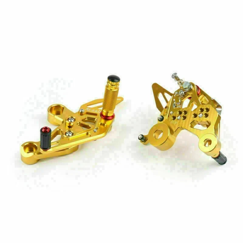 Adjustable Rearsets Foot Pegs Rear Set for Yamaha MT-09 FZ-09 (2014) Gold