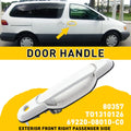 Door Handle for Toyota Sienna (1998–2003) Front Outer Right Passenger Side White