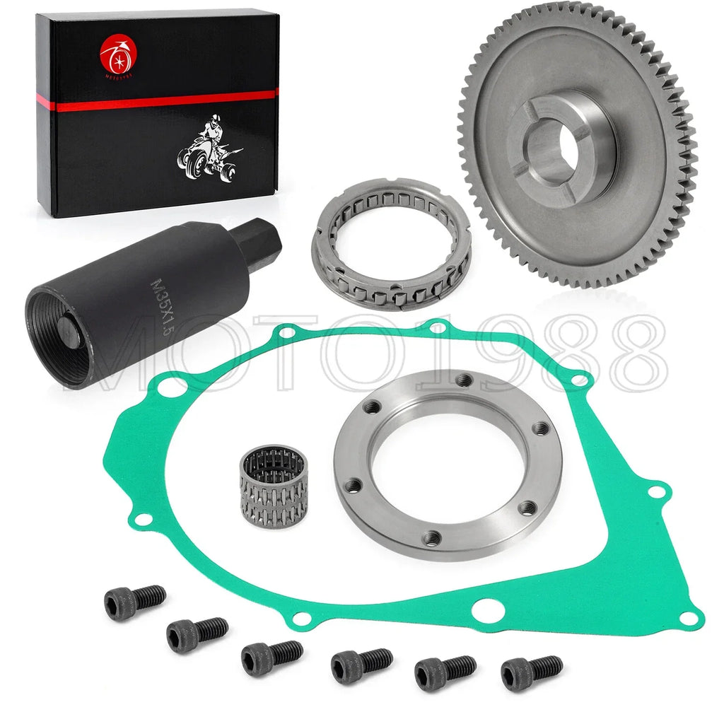 Starter Clutch kit & Flywheel Puller Gasket for YAMAHA Big Bear 350 (1987–1998)