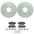 Bosch 2X Rear 284mm Disc Brake Rotors & Ceramic Pads Kit for Kia Optima (2014–2016)