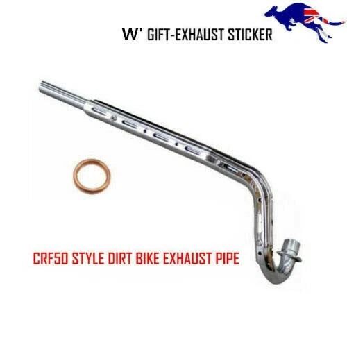 28mm Muffler Exhaust Pipe + Gasket for CRF50 (50-125cc)