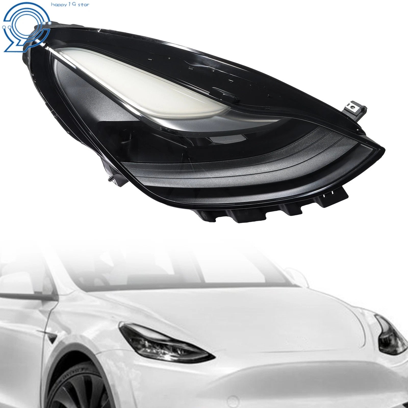 LED Headlight for Tesla Model 3 Y (2021–2023) Right Matrix Headlamp