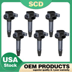 6X Ignition Coils for Ford Explorer Edge Lincoln MKS MKT MKX Mazda 3.5L V6 (2006–2019)