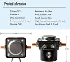 Starter Solenoid Switch for Johnson OMC Evinrude Outboard (383622, 18-5808, 47886)