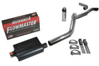 2.5" Aluminized Exhaust Kit for Jeep Cherokee (1984–2001) - Flowmaster Super 40 Tip