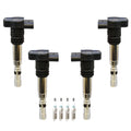Set of 4 Ignition Coils & Iridium Spark Plugs for Ford EcoSport Escape Fusion