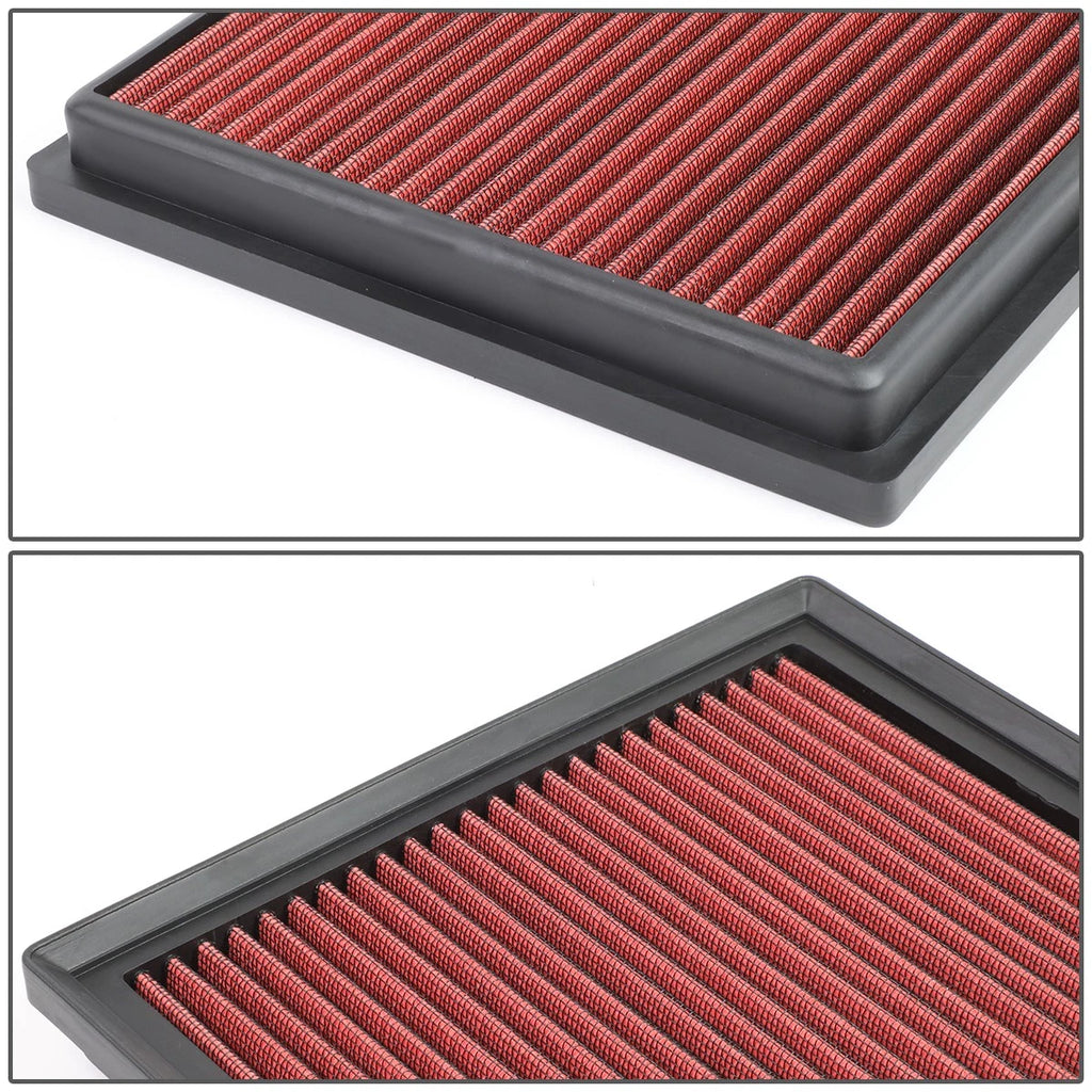 Set of 2 Reusable Drop-In Dry Panel Air Filters for RX450H / Highlander (2010–2016)