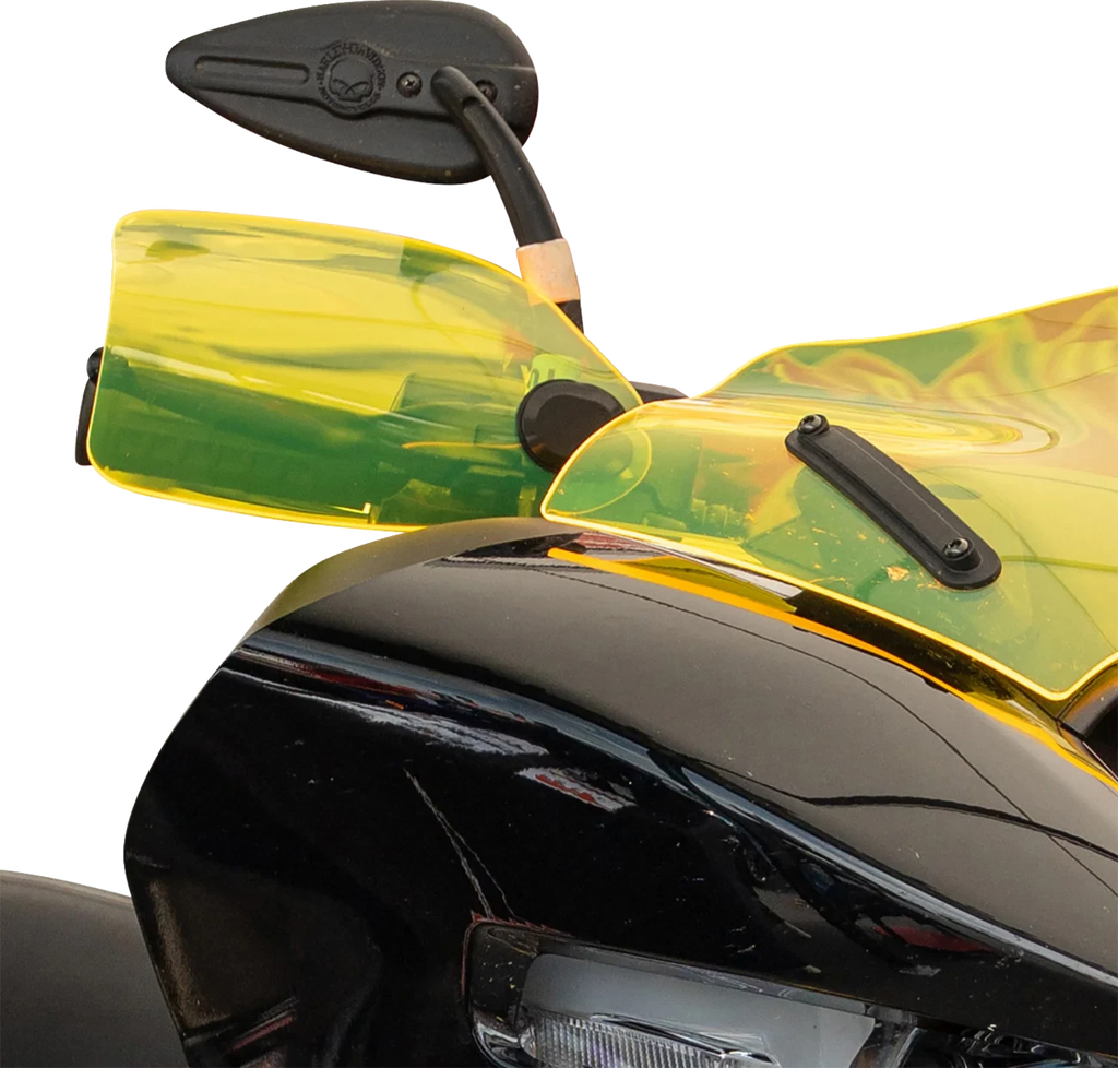 Klock Werks Flare Handguards for Harley-Davidson (2023–2025) - Yellow Ice