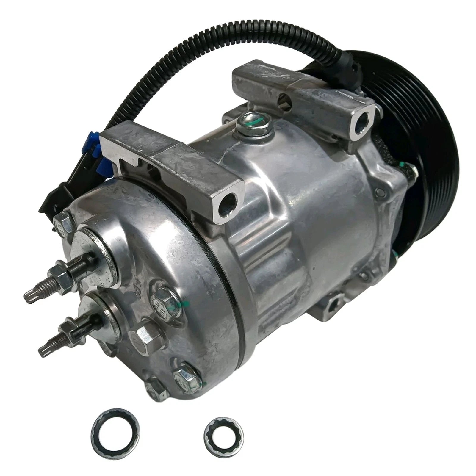 A/C Compressor with Clutch for Kenworth T660 T680 T880 Peterbilt 365 367 (2015–2016)
