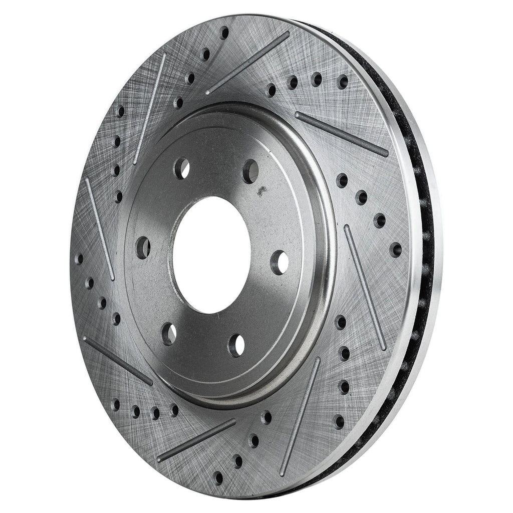 Front & Rear Brake Disc Rotors for Nissan Frontier, Suzuki Equator (2009–2012)