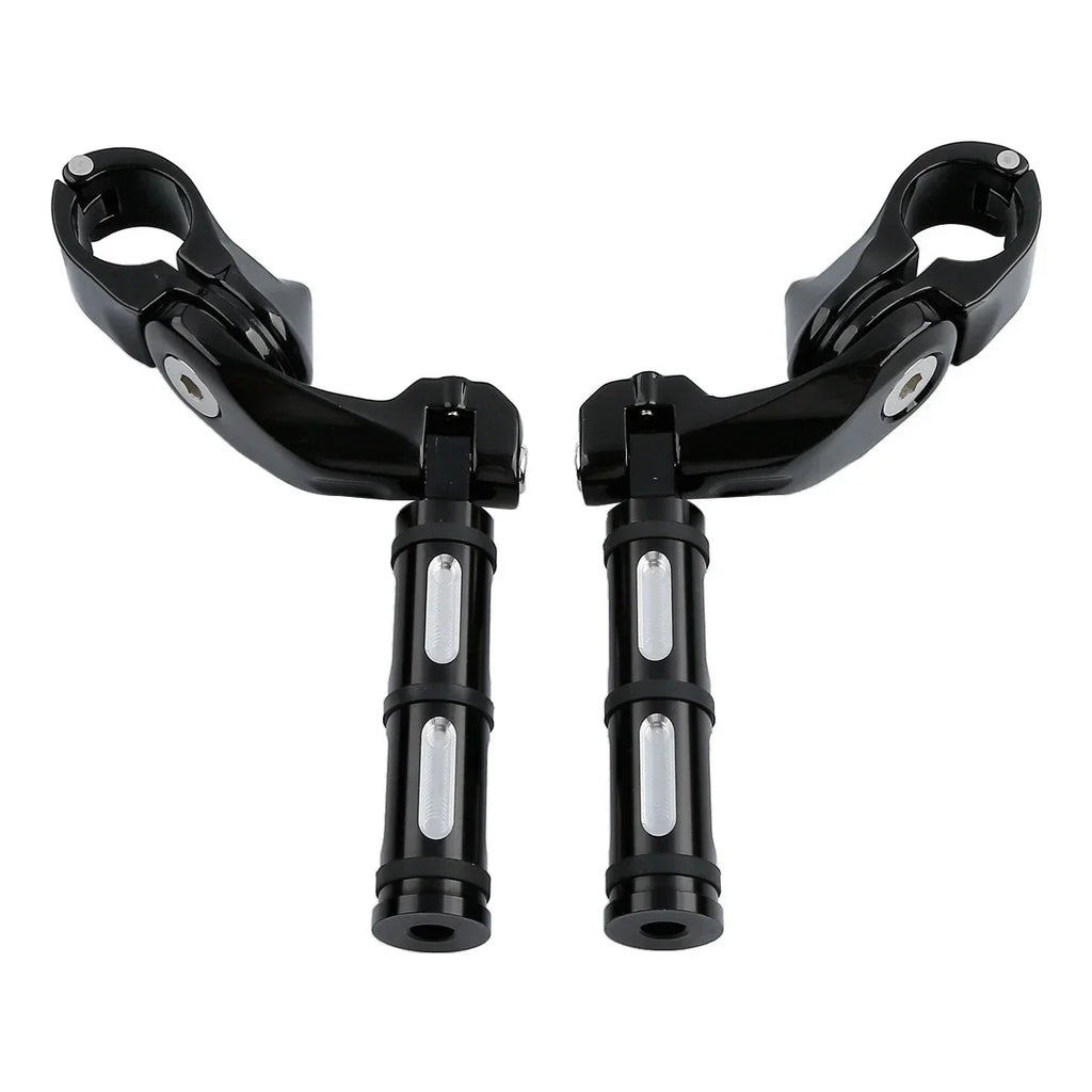 Rear Passenger Floorboards & Highway Foot Pegs for Harley Street Glide (93-25)