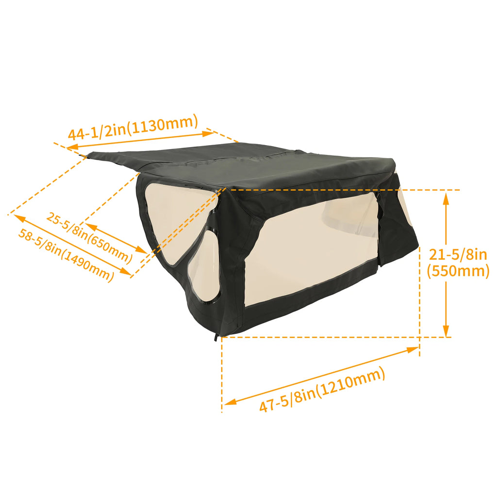 Soft Top with Tinted Windows for Geo Tracker/Suzuki Sidekick (1988–1994) 98715