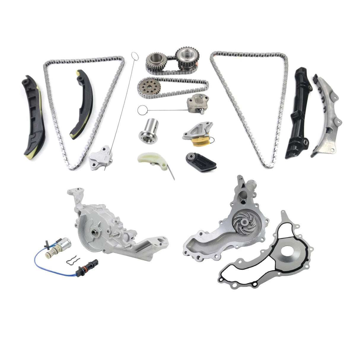 Timing Chain Kit with Water Oil Pump for Jeep Dodge Ram Chrysler 200 (2011–2015)