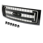 Front Bumper Upper Grille for Ford F-150 (2009â2014) Gloss Black