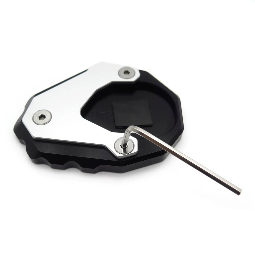 Kickstand Extension for BMW R1200 GS ADV (2014–2019) - Black Oval