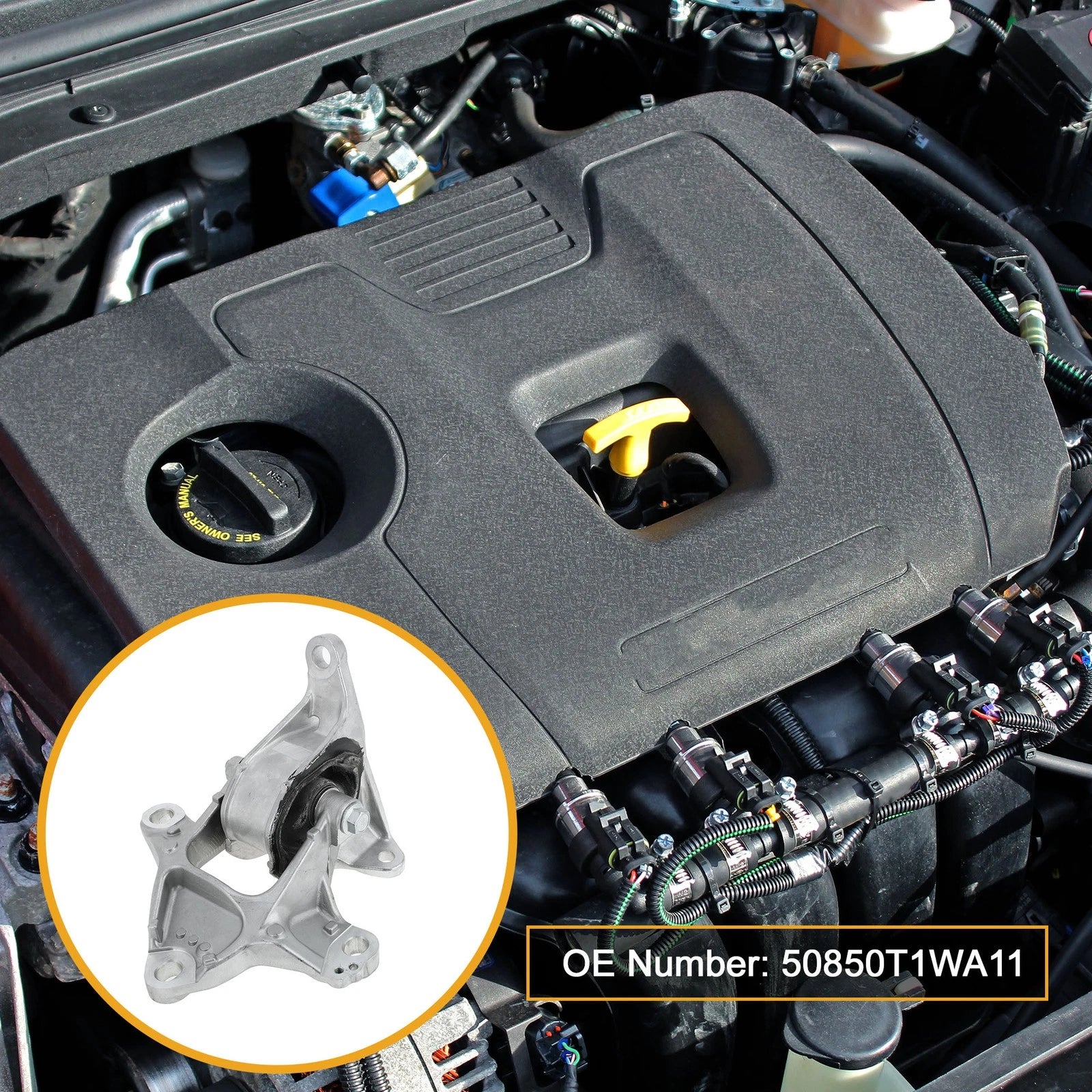 Engine Motor Mount for Honda Civic CRV (2012–2017) 2.4L CVT RM_