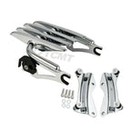 Chrome Stealth Luggage Rack Docking Hardware for Harley Touring (2014-2024)