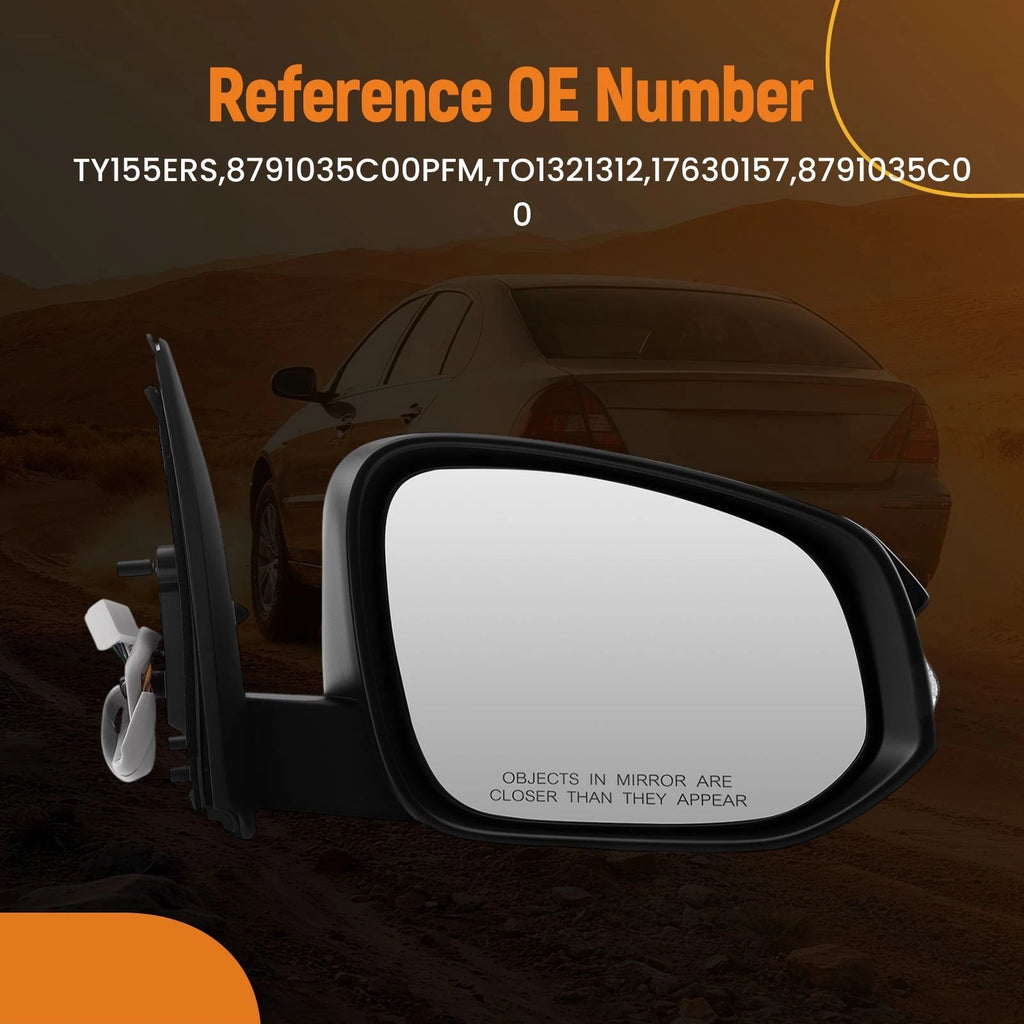 Heated Right Side Mirror with Signal for Toyota 4Runner TRD Pro (2015–2018)