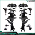 Front Struts & Spring Sway Bar Outer Tie Rod Kit for Honda Civic (2001–2005)
