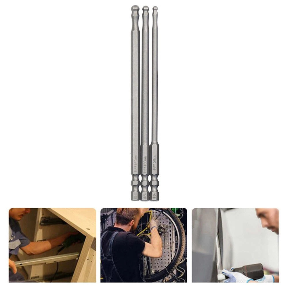 1pc 150mm Magnetic Hexagon Driver Bit for Automotive Applications