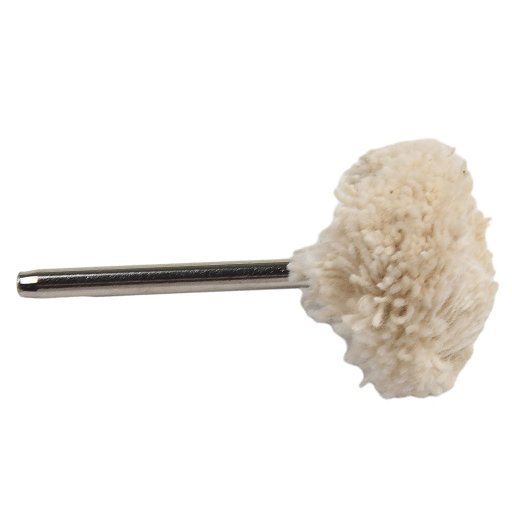 Wool Polishing Wheel for Grinders (25mm Head, 3mm Shank)