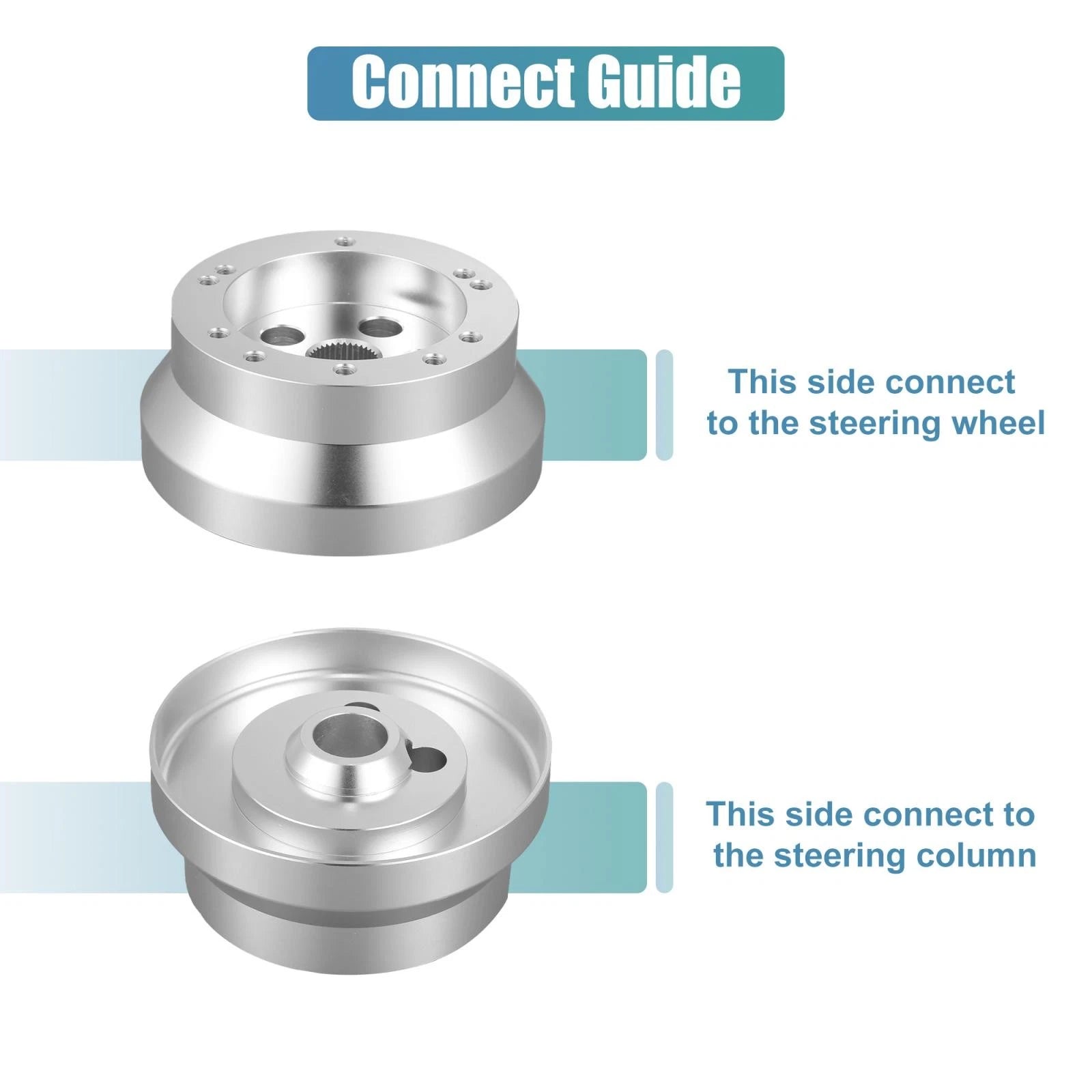 5 Hole Steering Wheel Short Hub Adapter for GM Chevy (T-Columns)