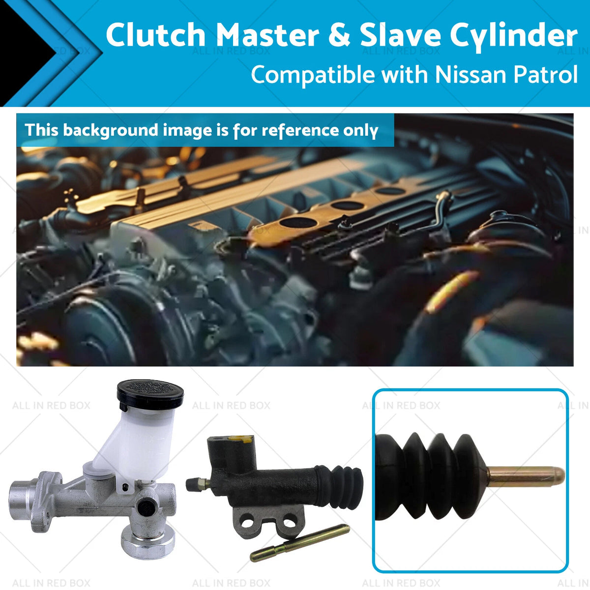Clutch Master Slave Booster Cylinder for Nissan Patrol GU Y61 (1997–2000)