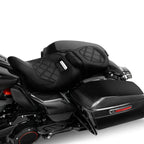 Low Profile Black Driver & Passenger Seats for Harley Street Glide (2009-2023)