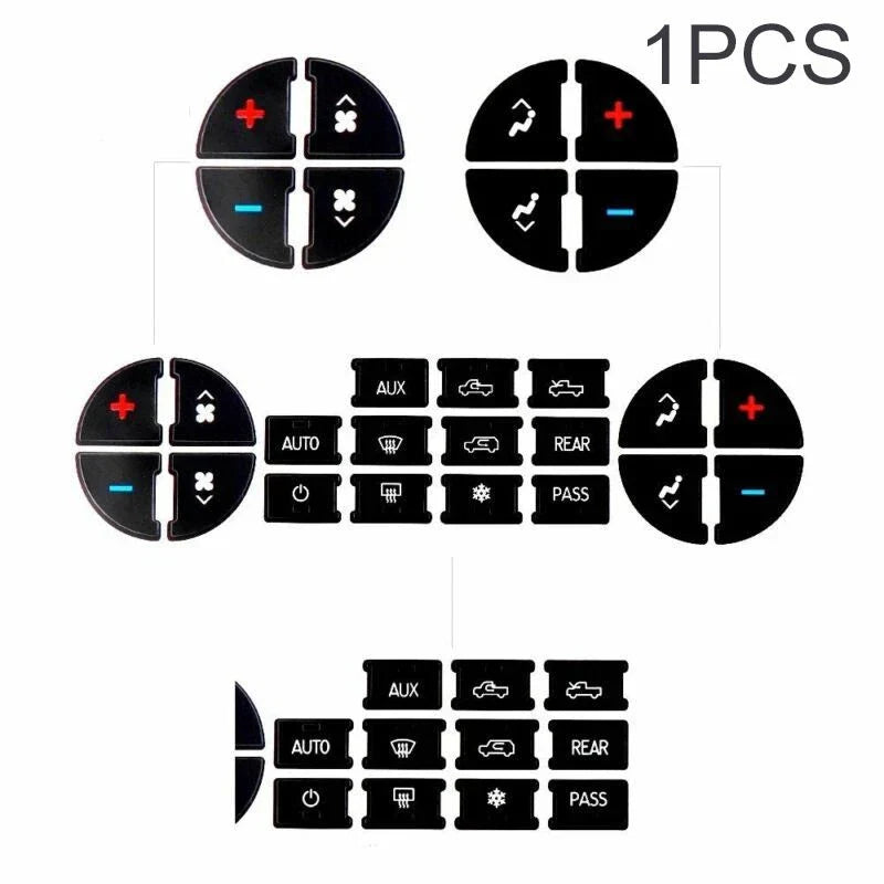 AC for DASH Button Decal Stickers for Buick Enclave (2008���2023)