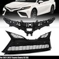 Gloss Black Front Upper Lower Bumper Grille for Toyota Camry (2021–2022)