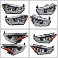 Set of 2 Halogen Headlight Assemblies for Nissan Kicks (2018–2020)