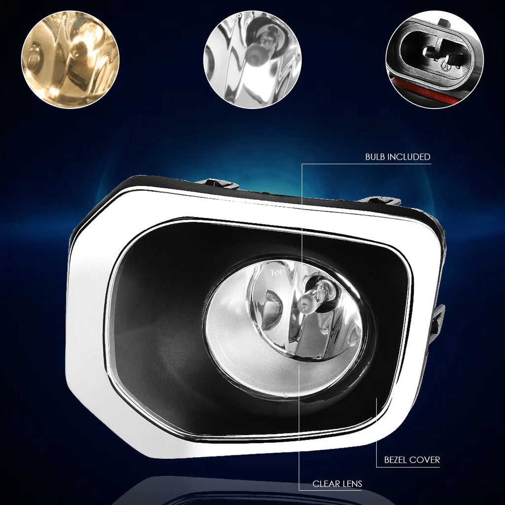 LED Projector Headlights for Nissan Titan XD (2016–2024) Black/Clear