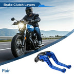 Long Brake Clutch Levers for Honda CB919 (2002–2007) Blue 1 Pair