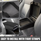 Center Console Cover Armrest Protector for Toyota RAV4 (2019–2022) Black Gray