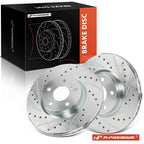 Front Side Drilled Brake Rotors for Subaru Impreza (2017–2023)