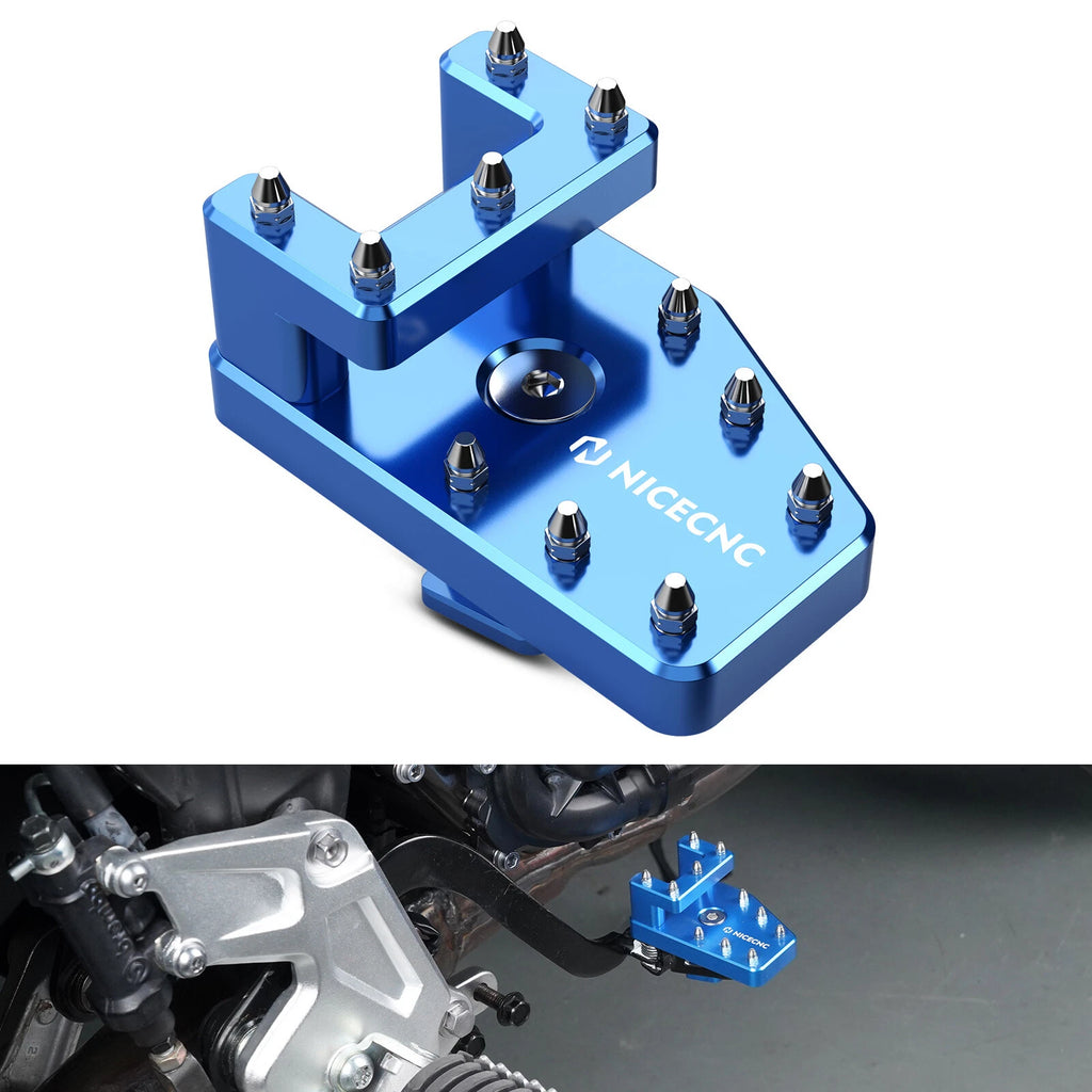 CNC Dual Control Brake Pedal Step Plate Tip for Yamaha Tenere 700 (2019–2024)