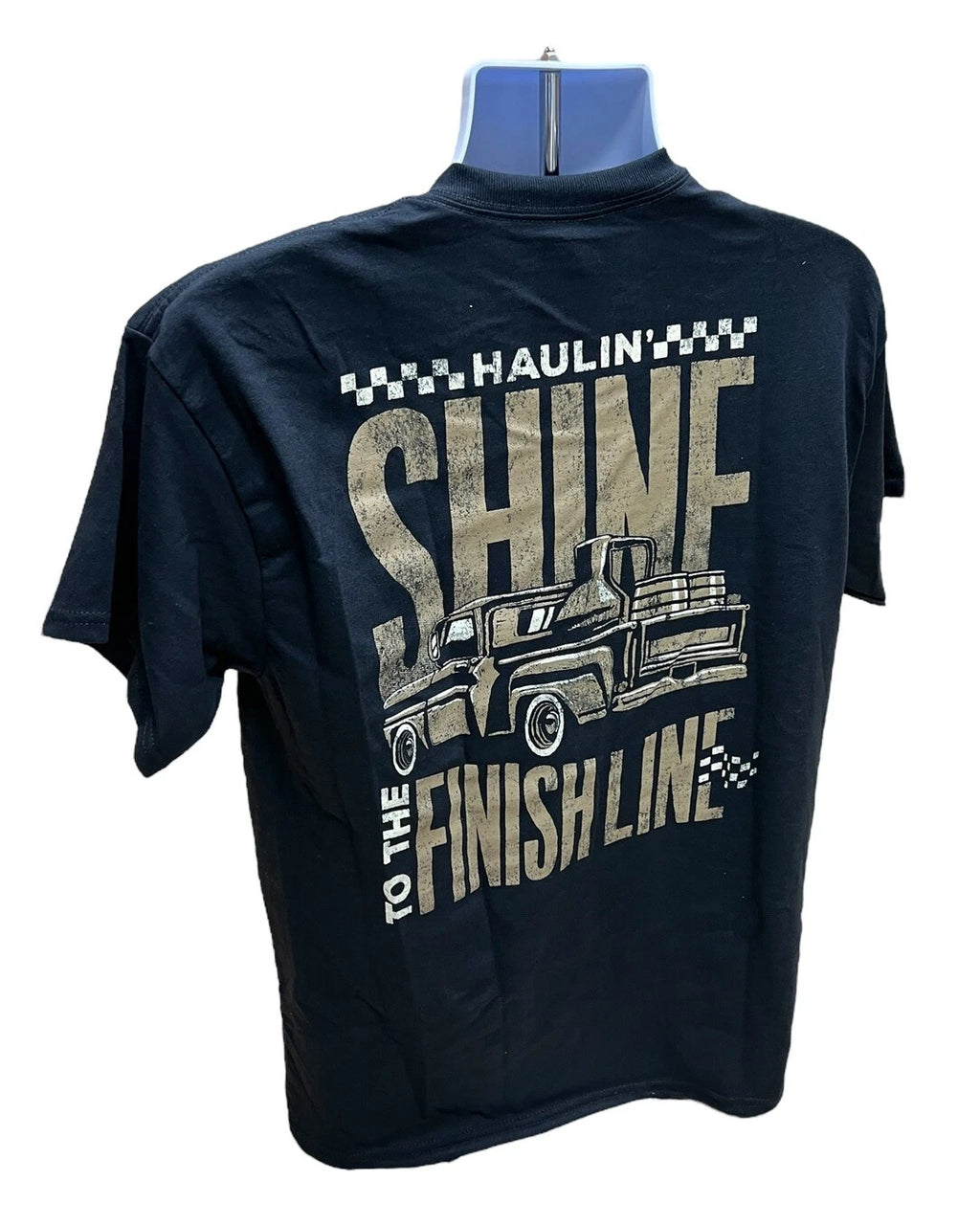 NASCAR Graphic T Shirt for Moonshine Haulin Shine Finish Line Shirt