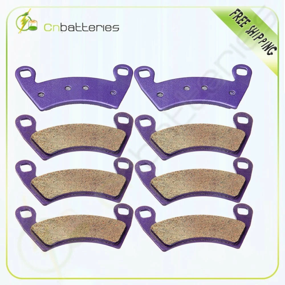 Front and Rear Brake Pads for Polaris RZR XP 1000 (2014–2017) Carbon Fiber