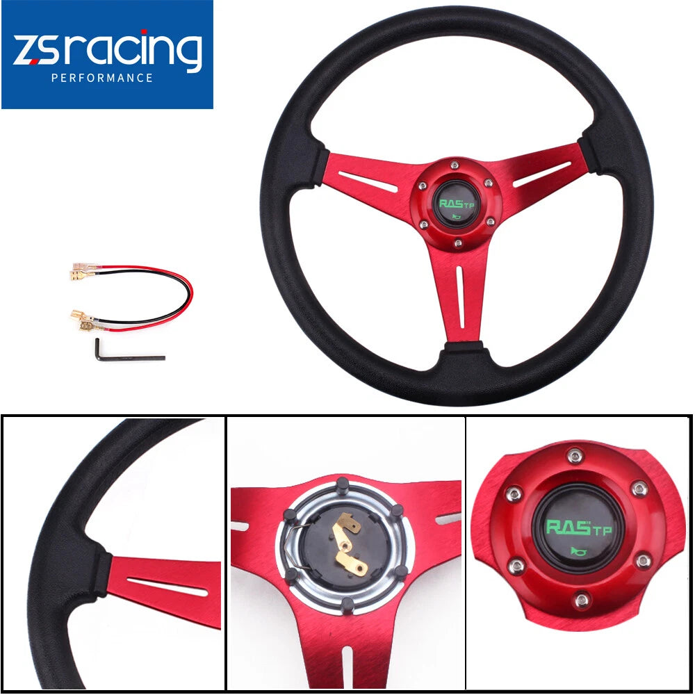 340mm Red Steering Wheel for Yamaha EZGO Club Car