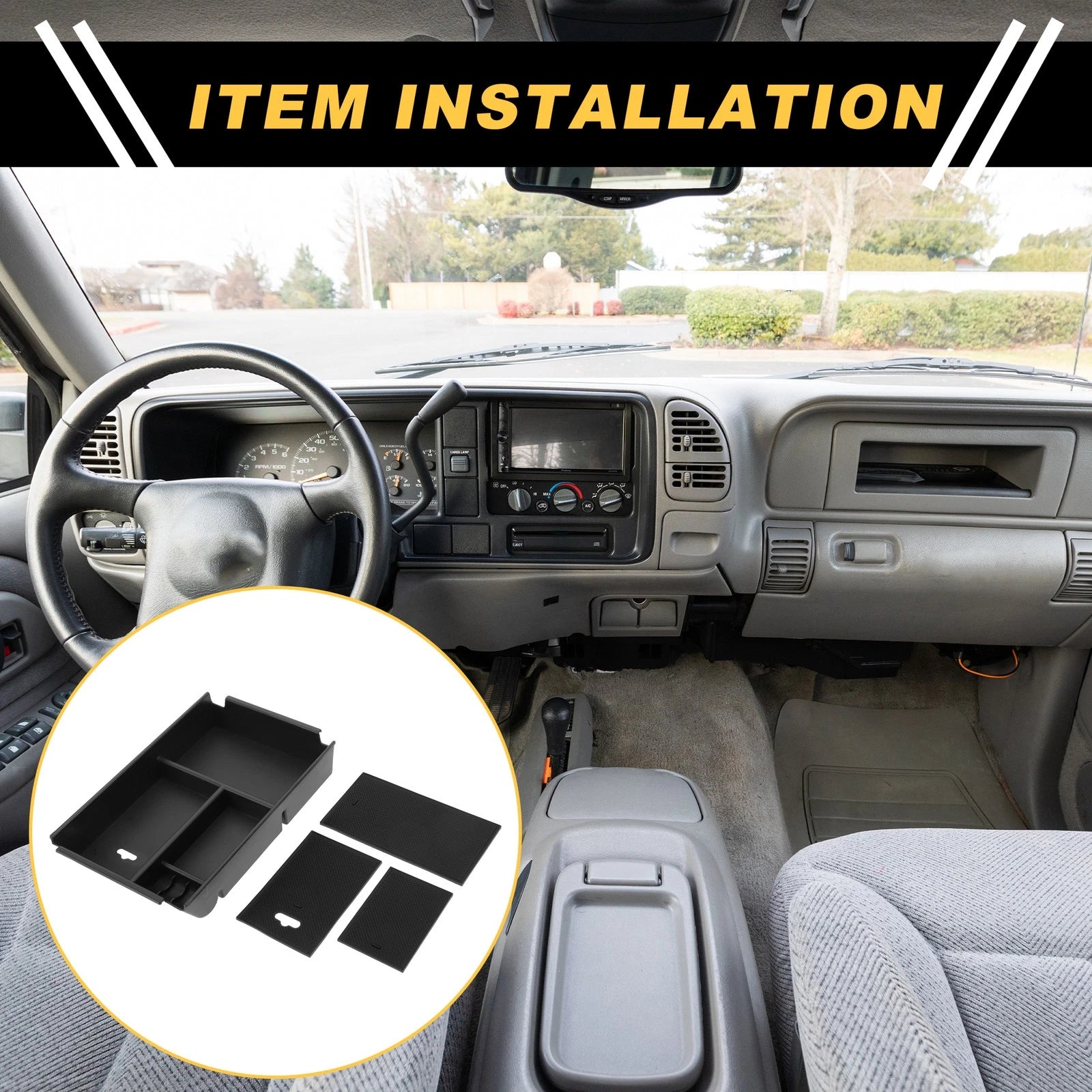 Center Console Armrest Organizer Tray for Ford F-150 (2011–2014)