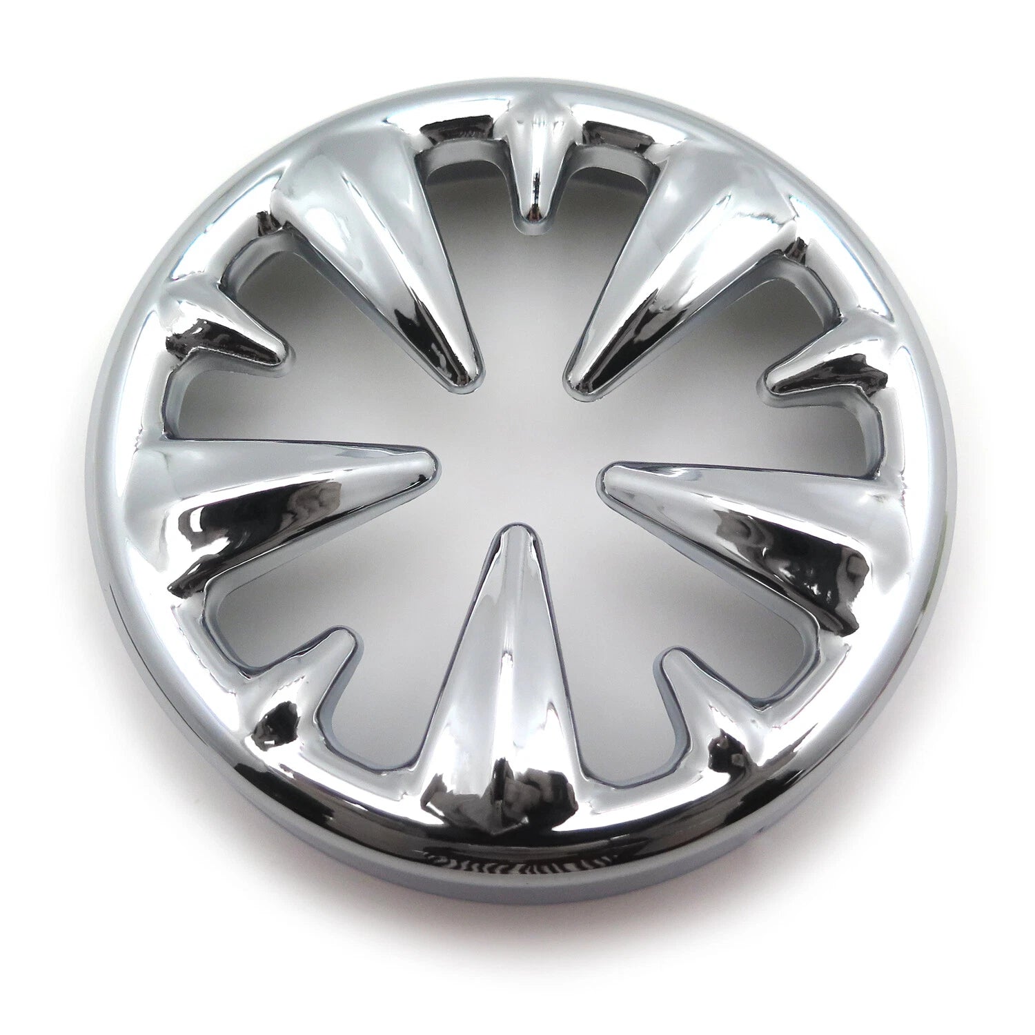 Chrome 3.5" Round Horn Cover for Honda Cruisers