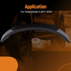 Carbon Fiber Sport Rear Trunk Spoiler for Tesla Model 3 (2017–2023)