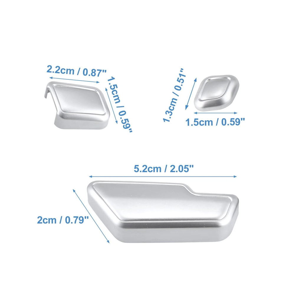 Set of 3 Door Seat Adjust Button Switch Cover Trim for Mercedes Benz RHD