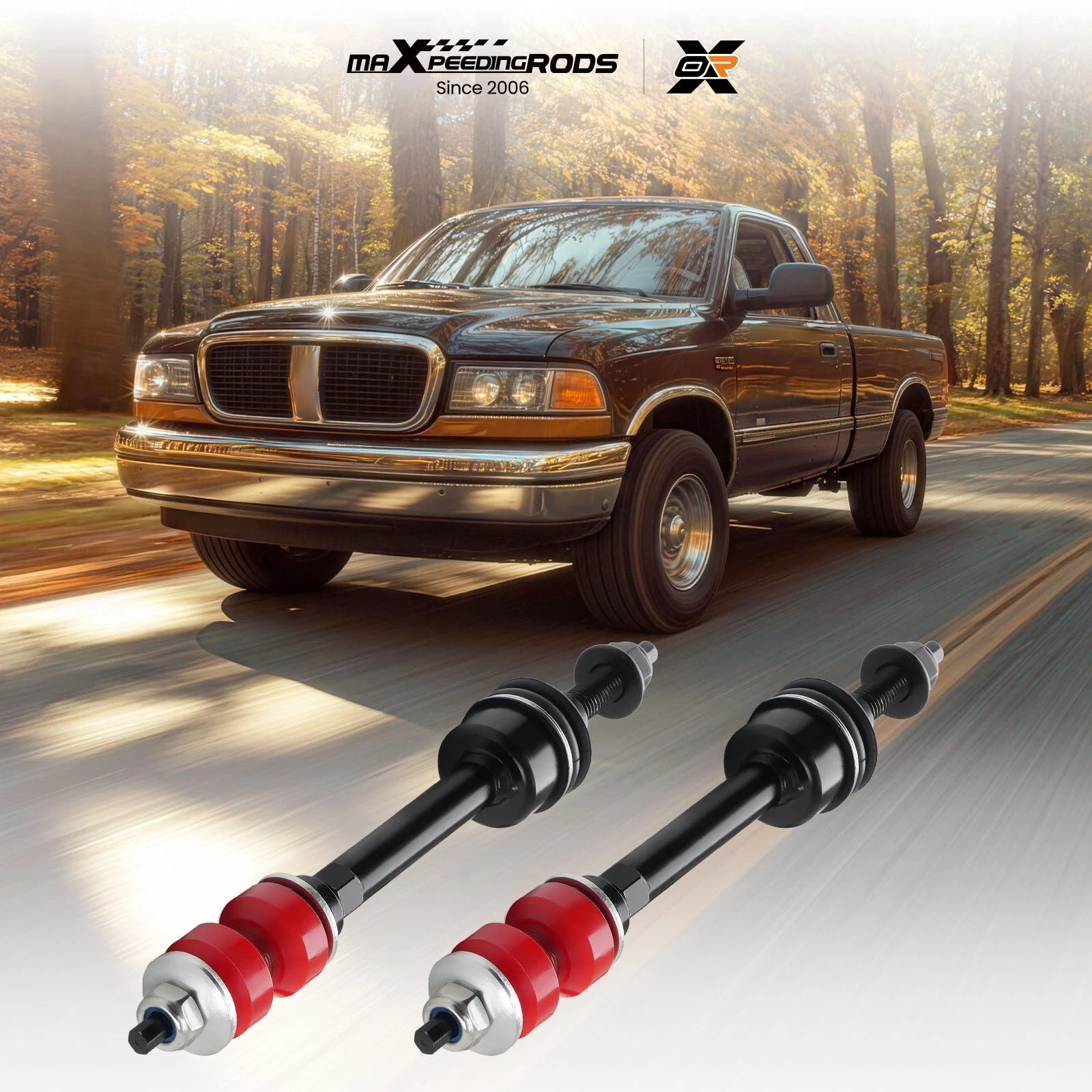 2X Front Sway Bar Links for Dodge Ram 1500 2500 3500 (2002–2016)