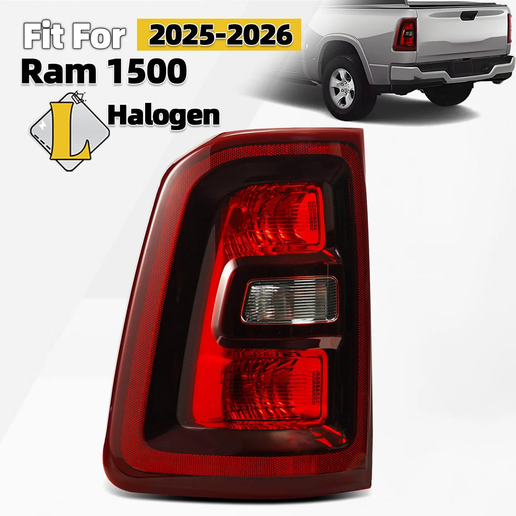 Black Halogen Tail Light for Ram 1500 (2025–2026) LT 68531047AA