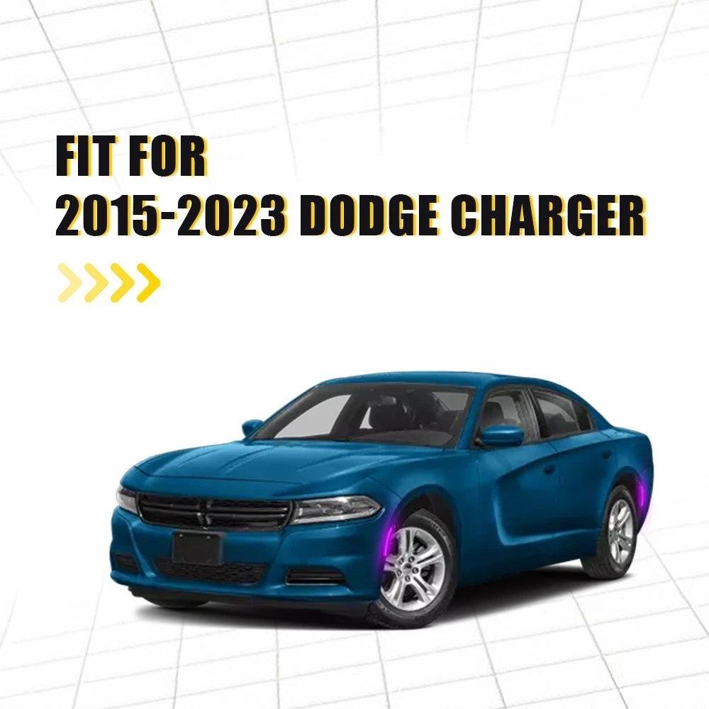 16Pcs LED Side Marker Lights + Harness for Dodge Charger (2015–2022)