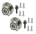 Set of 2 Wheel Bearings for Audi Q3 Quattro, VW CC, Passat (FAG)