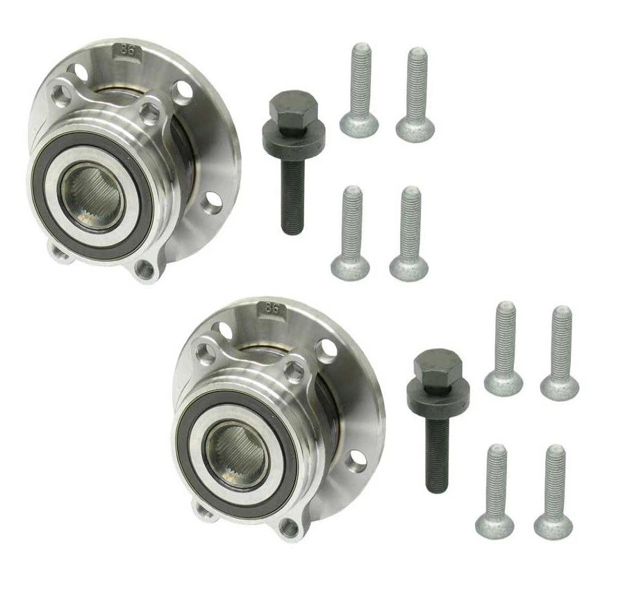 Set of 2 Wheel Bearings for Audi Q3 Quattro, VW CC, Passat (FAG)