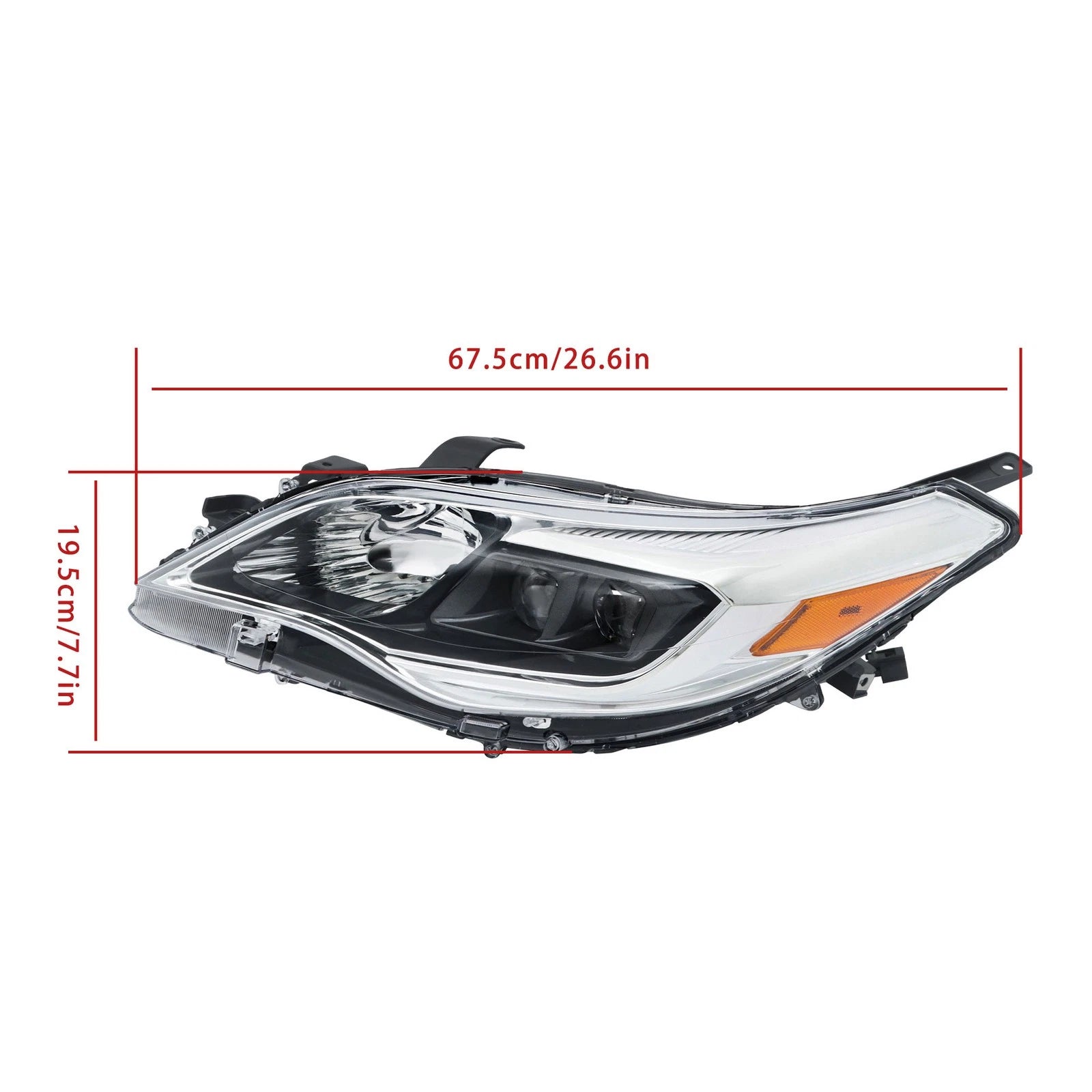 Clear Halogen Headlights Pair for Toyota Avalon (2013–2015)